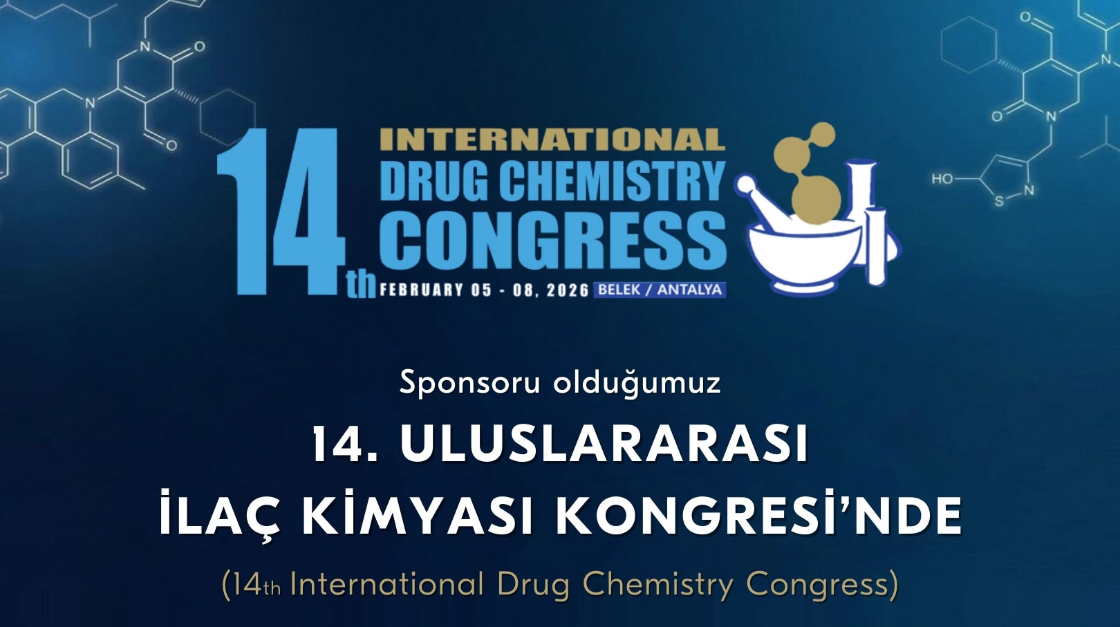 Lab Network,  Sponsoru Olduğu 14. Uluslararası İlaç Kimyası Kongresi’nde Katılımcılarla Buluşuyor 