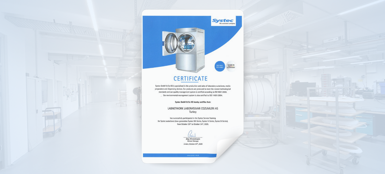 Lab Network, Systec Servis Eğitim Sertifikasını yenilemek için Berlin'deydi.